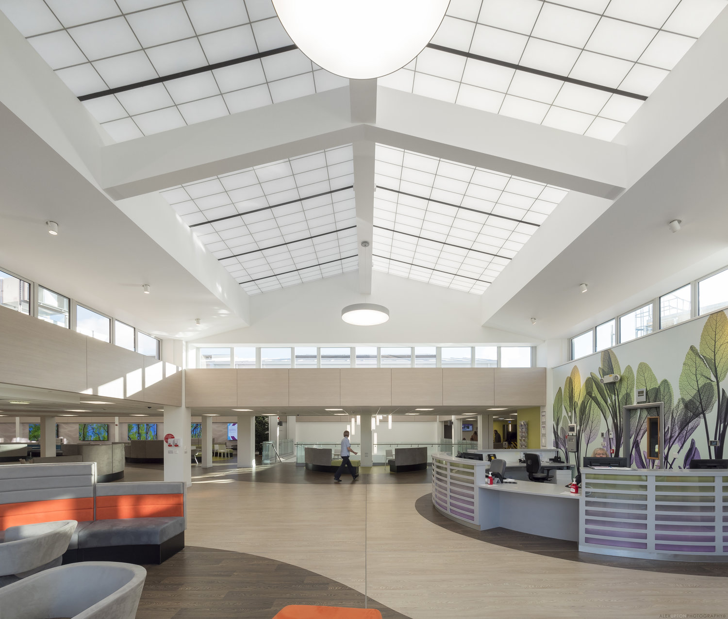 Modern Hospital Lobby